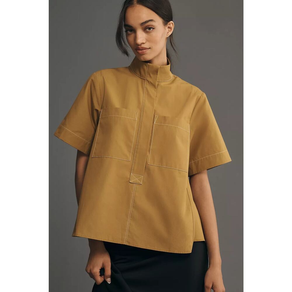 Maeve Pollie Short-Sleeve Swing Top XL EUC